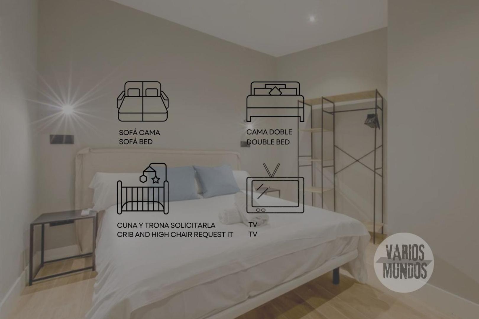 Urban And Central Apt 5Pax En Calle Silva-Gran Via E2 マドリード エクステリア 写真